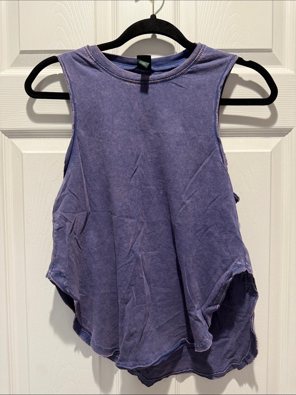 Washed Purple Sleeveless Women’s Muscle Tank
